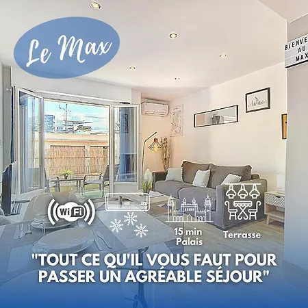 Appartement Le Max Et Leo - 600m - Verriere Cote D'azur