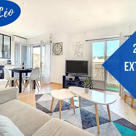 Appartement Le Leo - 600m - Extérieur - Verrière Côte D’azur Cannes