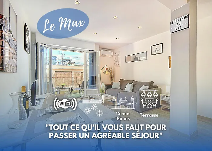 아파트 Le Max Et Leo - 600m - Verriere Cote D'azur